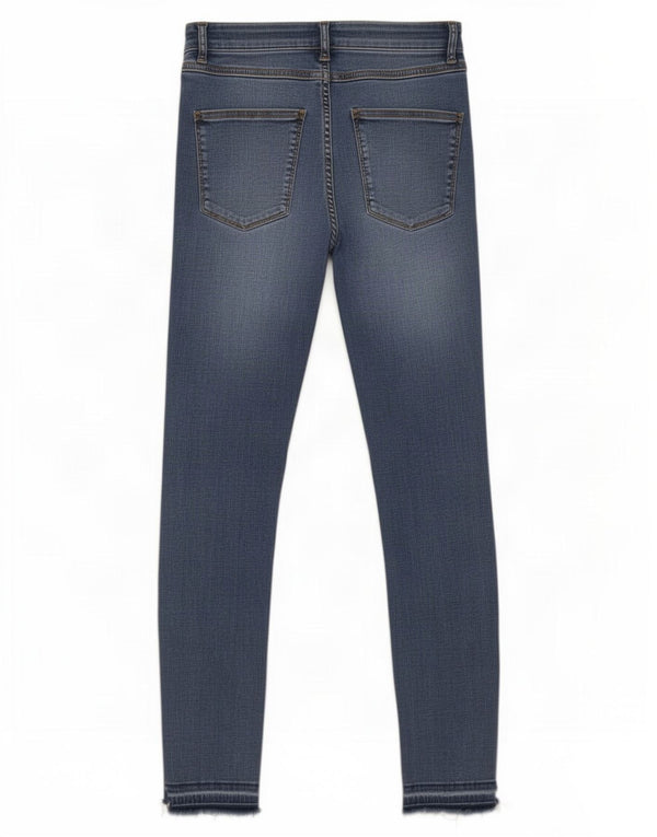 Blugi slim dama Zara EU 38 Mici W28 L27 Albastru