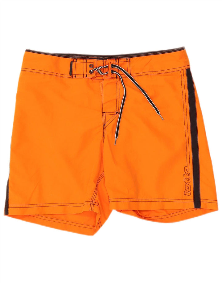 Pantaloni scurți de înot LOTTO pentru bărbați portocaliu mediu