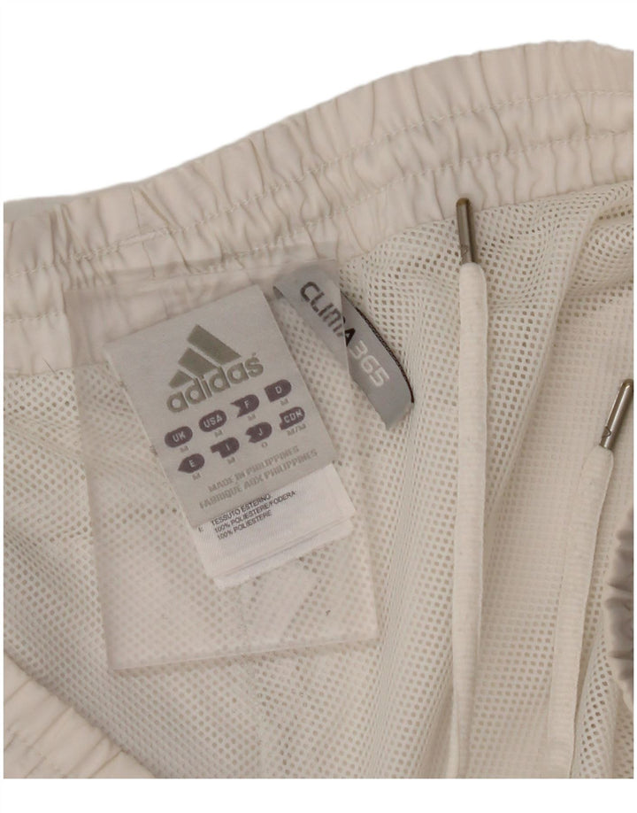 Pantaloni scurți sport ADIDAS Clima 365 pentru bărbați, alb mediu, poliester color bloc