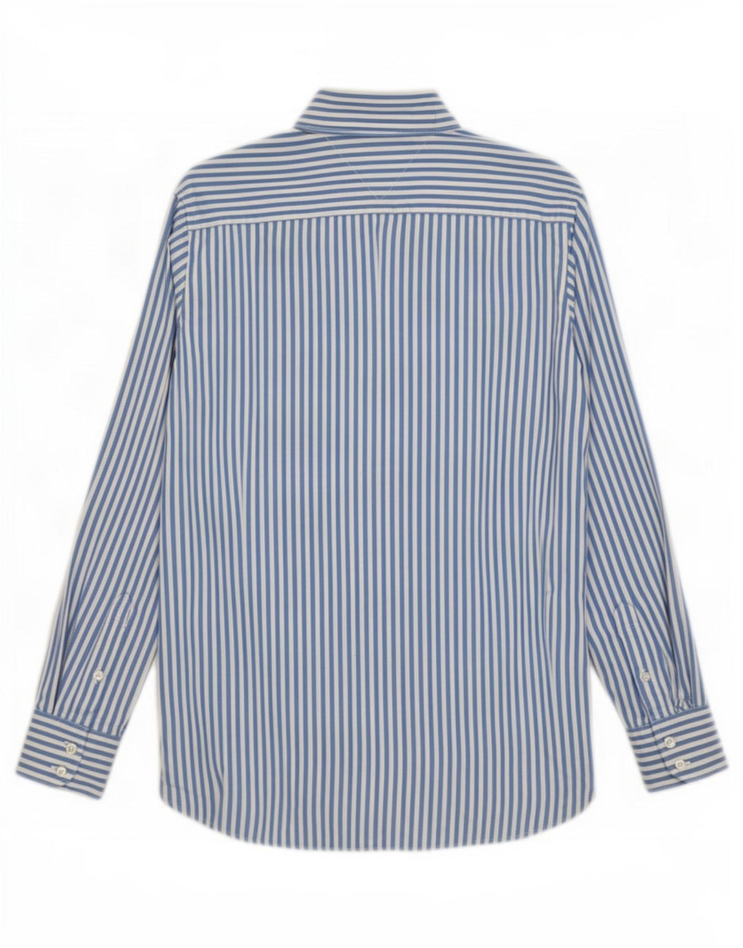 Cămașă Tommy Hilfiger pentru bărbați, bumbac cu dungi albastre medii