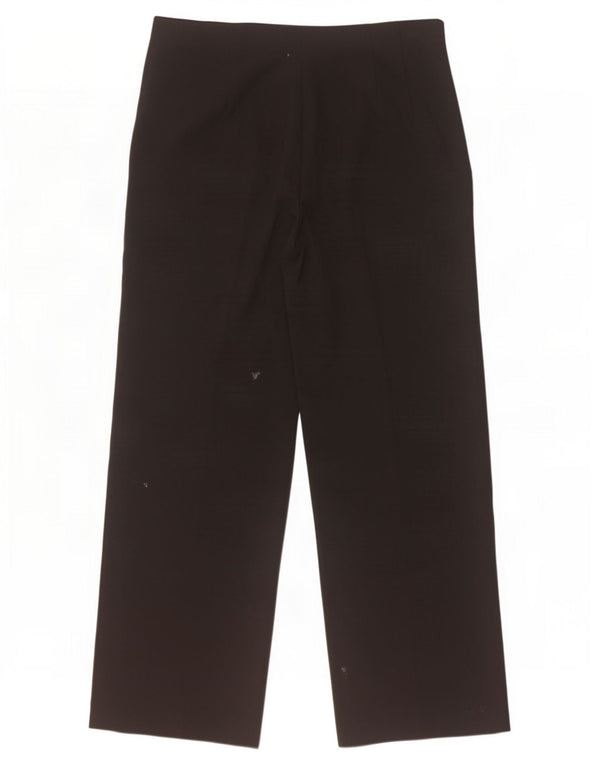 Marks & Spencer Womens Straight Casual Trousers UK 16 Large W36 L31 Black