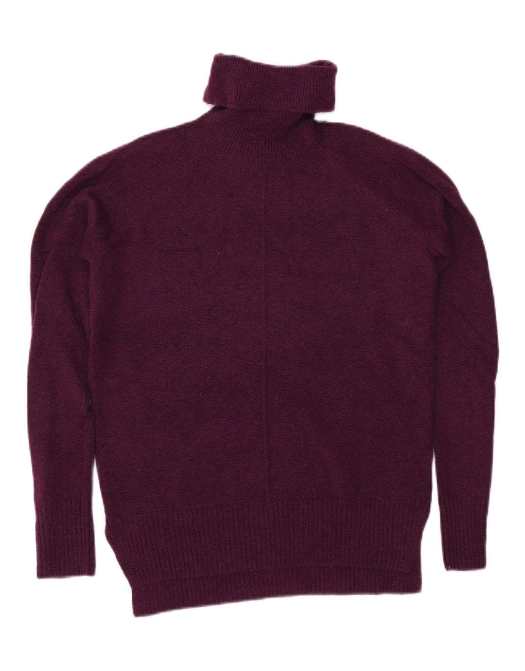 HOBBS Pulover supradimensionat pentru femei cu gât rulat, UK 10 Mic Bordeaux