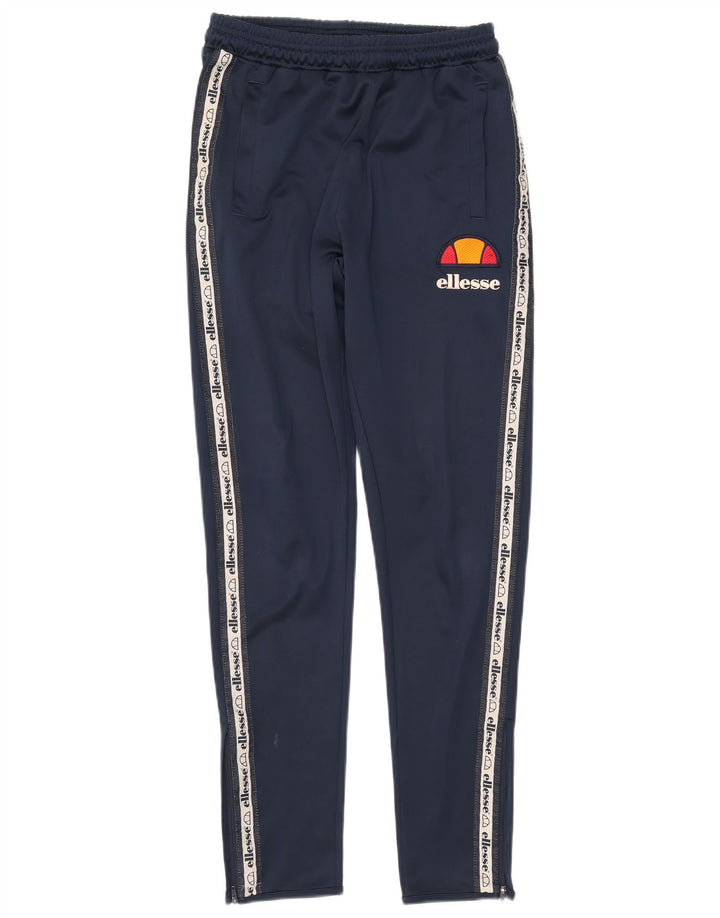 Pantaloni de trening cu grafică pentru bărbați Ellesse, poliester, albastru mic
