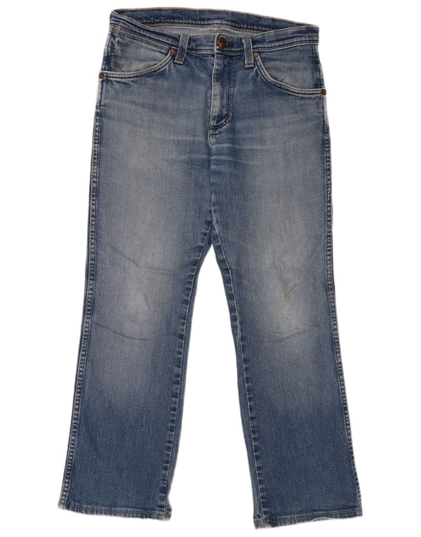 Blugi drepti pentru bărbați Wrangler Alaska W32 L28 Bumbac albastru