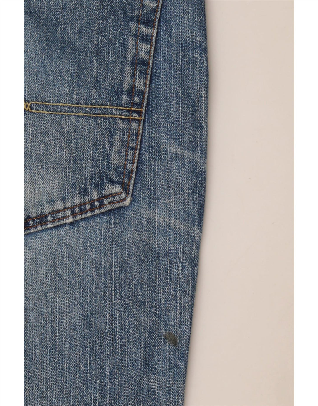 WRANGLER Blugi drepti pentru bărbați W36 L34 Bumbac albastru