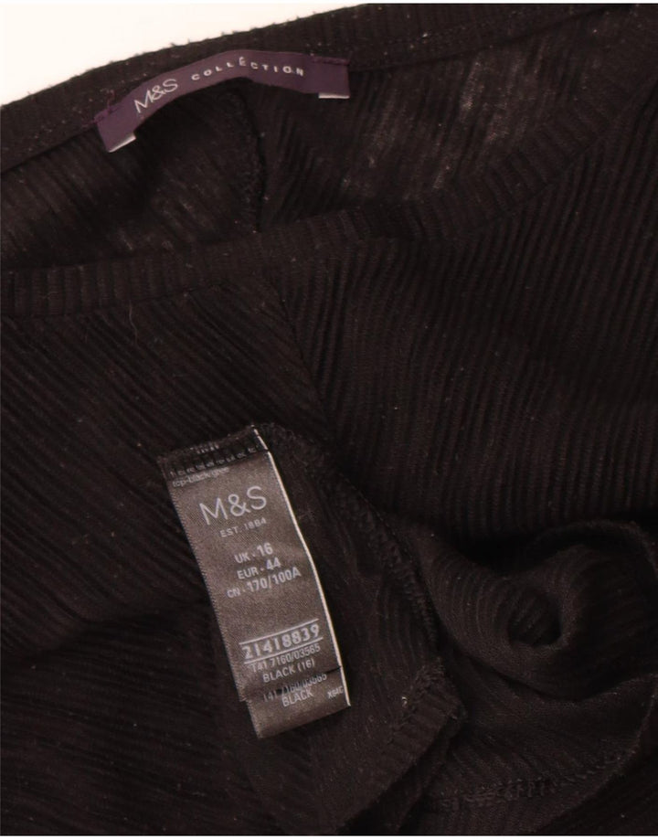 Bluză pentru femei Marks & Spencer UK 16 Poliester negru mare