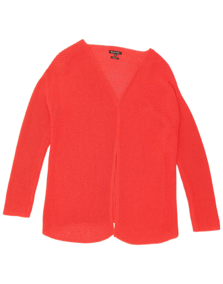 Pulover cardigan deschis pentru femei Massimo Dutti UK 14 Large Red