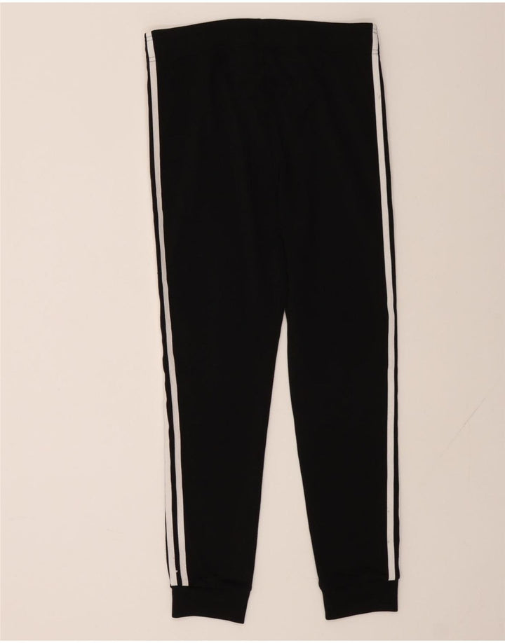 ADIDAS Womens Tracksuit Trousers Joggers UK 14 Medium  Black Polyester Vintage Adidas and Second-Hand Adidas from Messina Hembry 