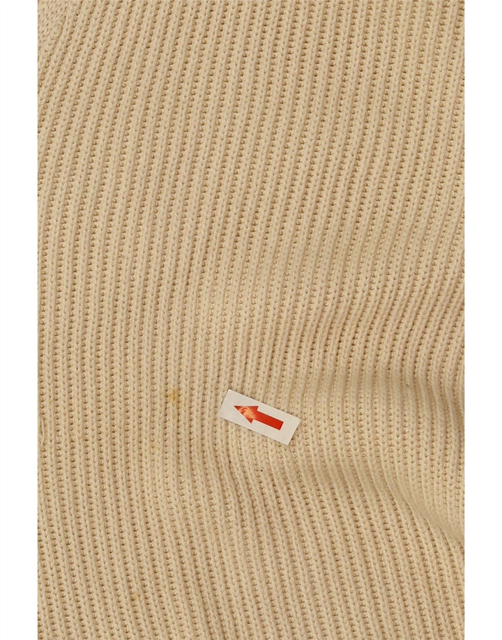Pulover cardigan supradimensionat pentru femei Stefanel UK 14 Medium Beige Viscose