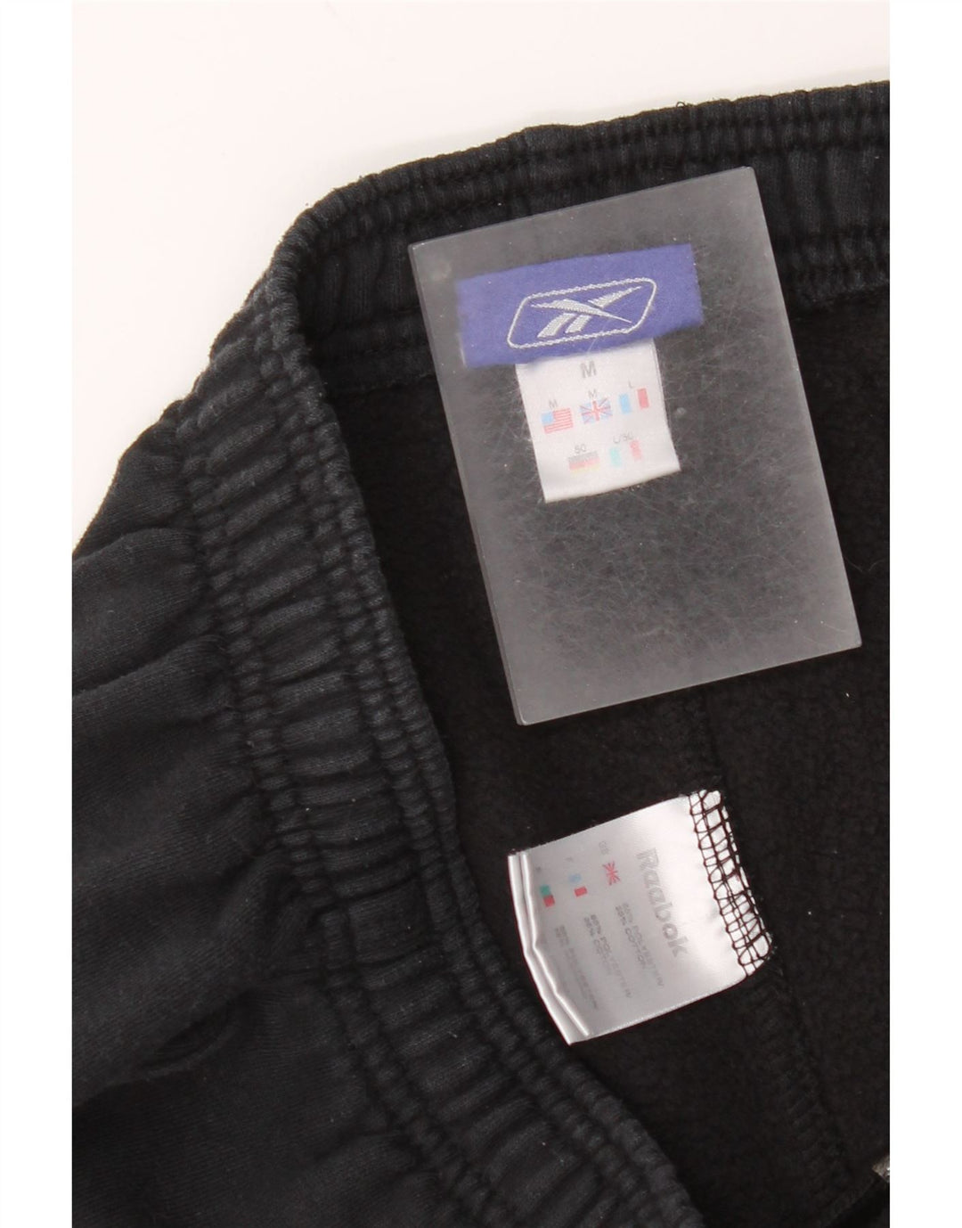 Pantaloni de trening pentru bărbați Reebok Pantaloni de jogging, poliester mediu negru