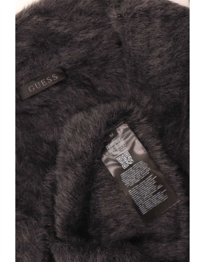 Guess Pulover cu gât rulat pentru femei UK 10 Poliamidă gri mic