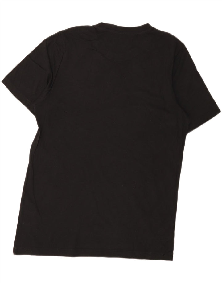 Tricou grafic Adidas pentru bărbați Top mediu negru bumbac