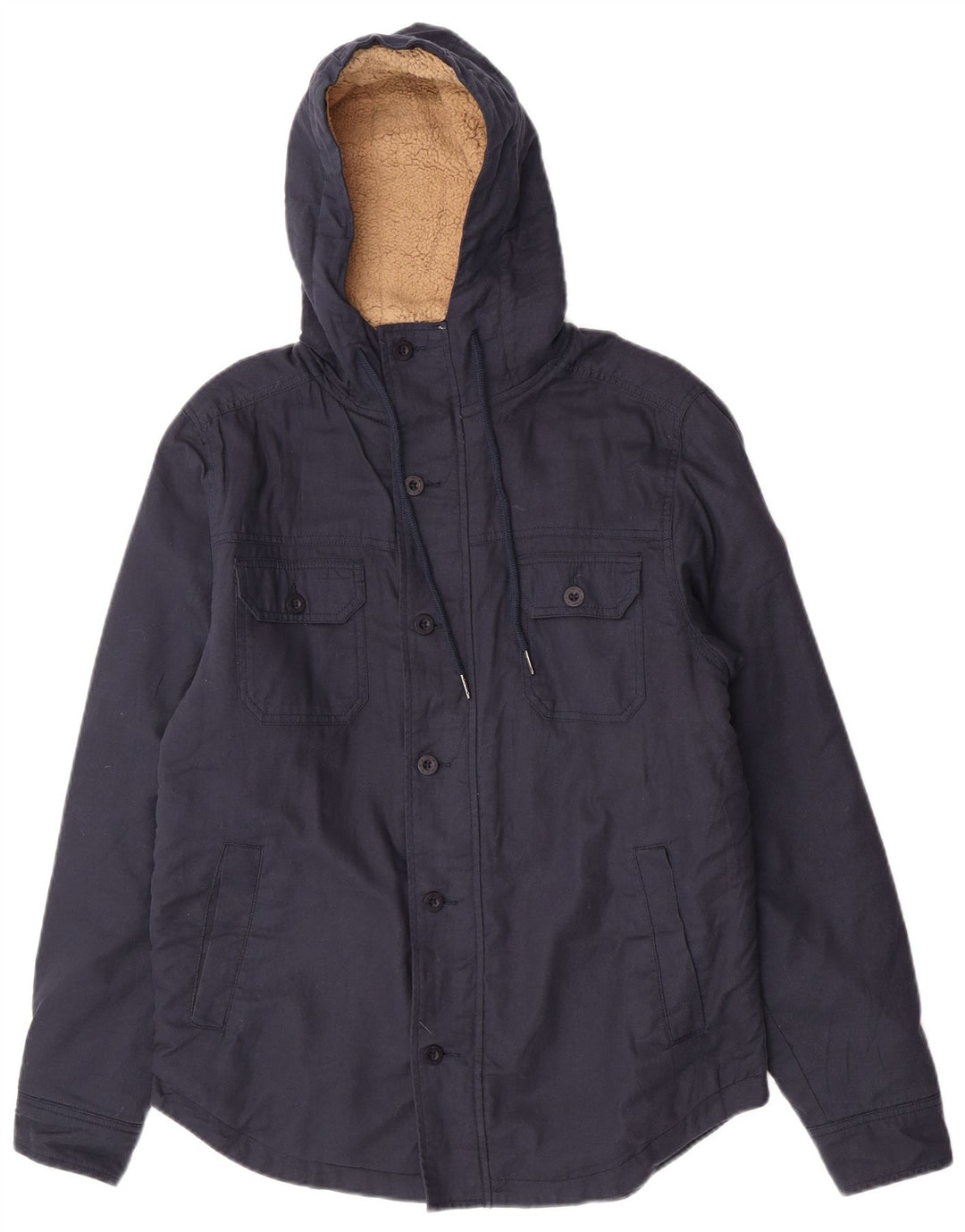 Jachetă cu glugă pentru bărbați Rip Curl UK 38 Bumbac, albastru bleumarin mediu