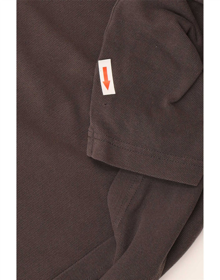 Cămașă polo Gant pentru bărbați, bumbac, gri mare