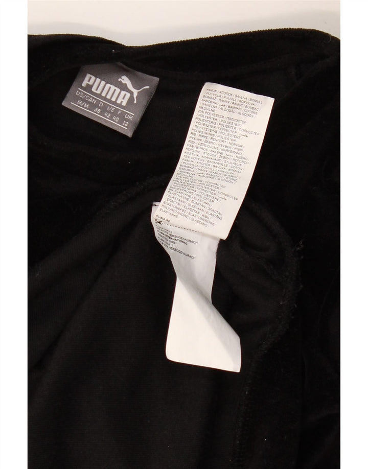 Pulover cu grafic supradimensionat PUMA pentru femei UK 12 bumbac mediu negru