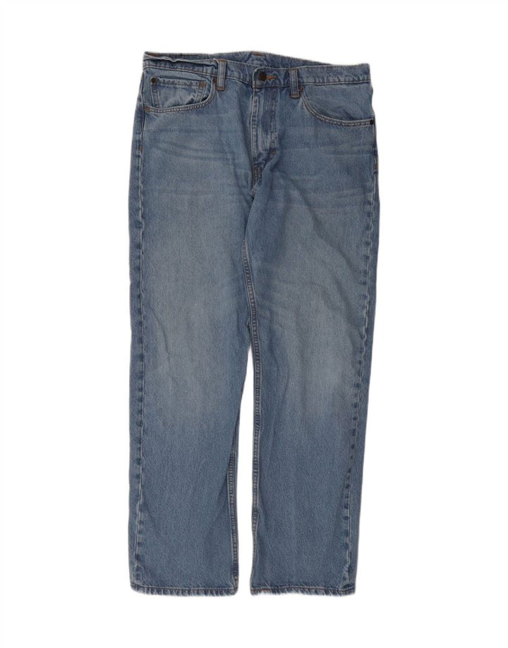 Blugi drepti pentru bărbați Levi's 551 W34 L32 Bumbac albastru