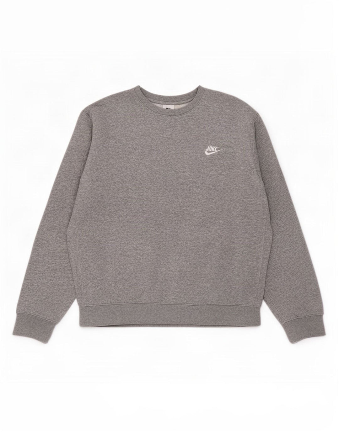 Pulover Nike pentru bărbați, bumbac cu pete, gri mediu