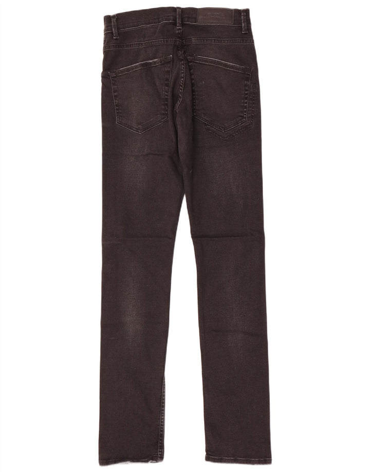 Blugi slim pentru bărbați Zara EU 38 Mici L30 L33 Bumbac negru