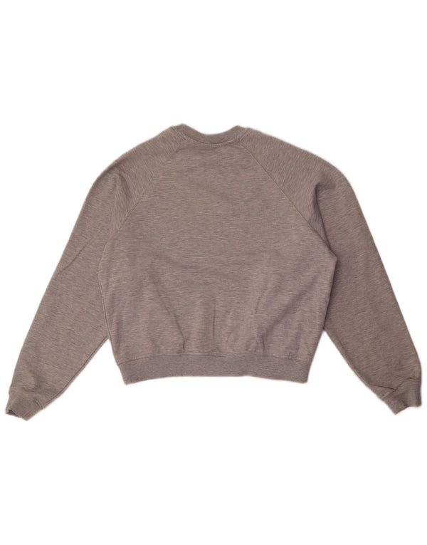 Pulover supradimensionat pentru femei Zara UK 14 bumbac gri mediu
