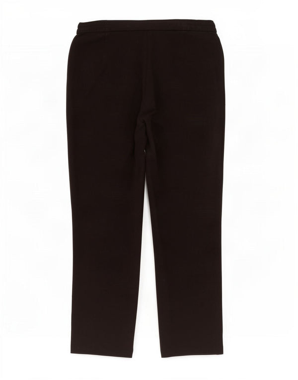 Pantaloni casual drepti pentru femei Marks & Spencer UK 12 Medium W34 L30 Negru
