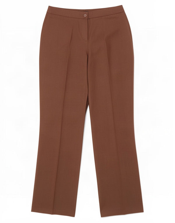Marks & Spencer Pantaloni casual pentru femei Autograph UK 12 Medium W30 L32 Maro