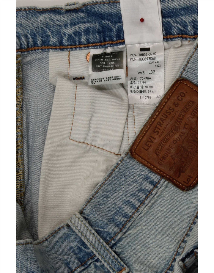 Blugi slim pentru bărbați Levi's W31 L32 Bumbac albastru