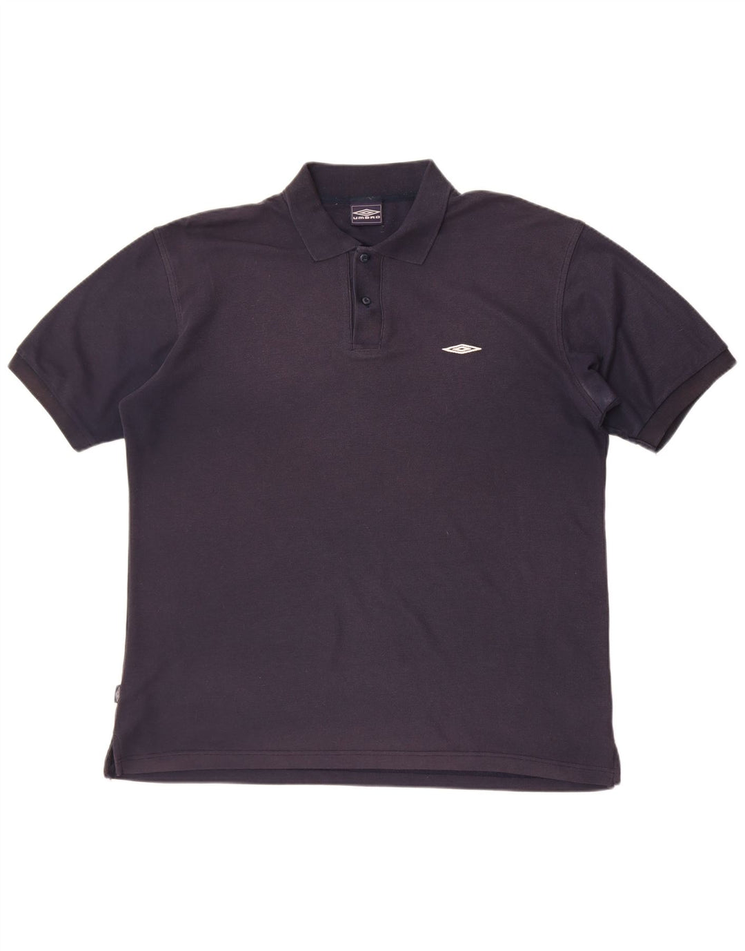 Cămașă polo pentru bărbați Umbro XL, poliester bleumarin