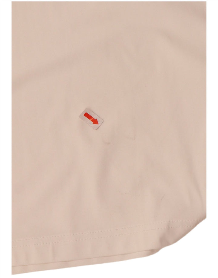 BOTTEGA ARTIGIANA Tricou polo pentru bărbați, nailon, alb, mediu