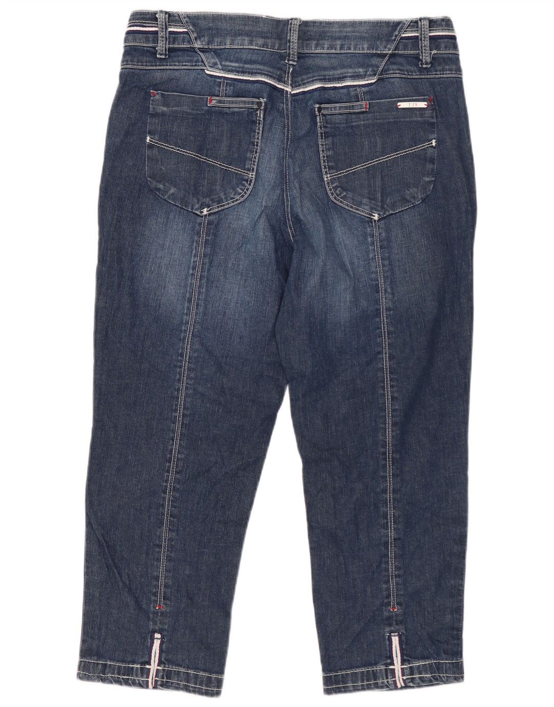 Blugi Capri TRUSSARDI pentru femei W30 L21 Bumbac bleumarin