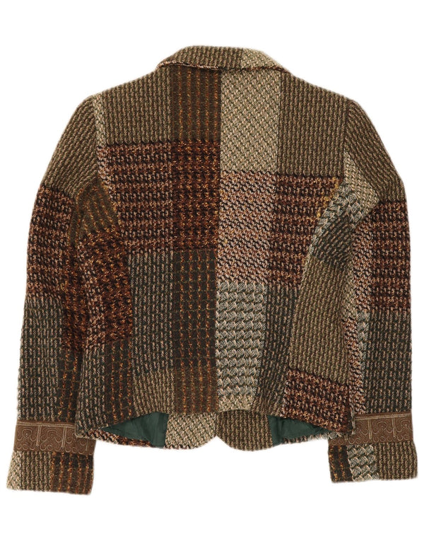 Jachetă HALFON pentru femei, cu 2 nasturi, IT 46, patchwork mare, multicolor