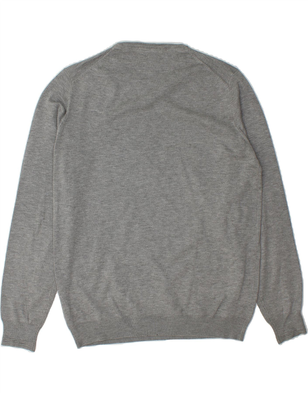 REFRIGUE Mens Crew Neck Jumper Sweater XL Grey Viscose Vintage Refrigue and Second-Hand Refrigue from Messina Hembry 