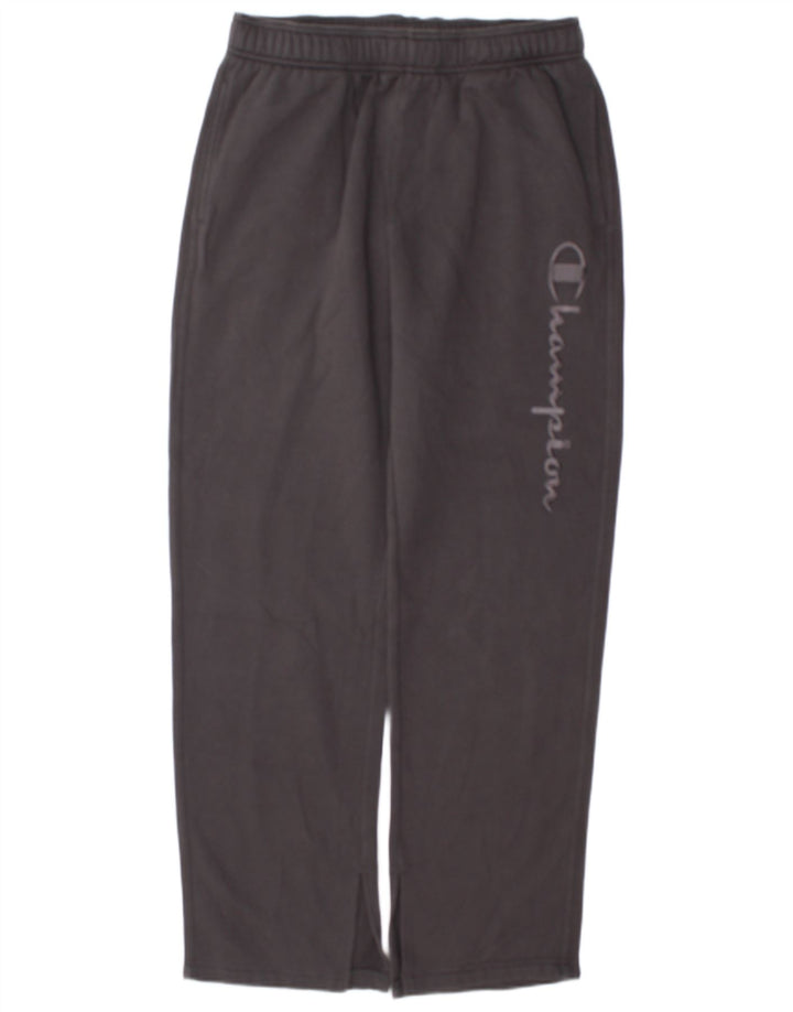 Pantaloni de trening cu grafic pentru femei Champion UK 14, bumbac gri mediu