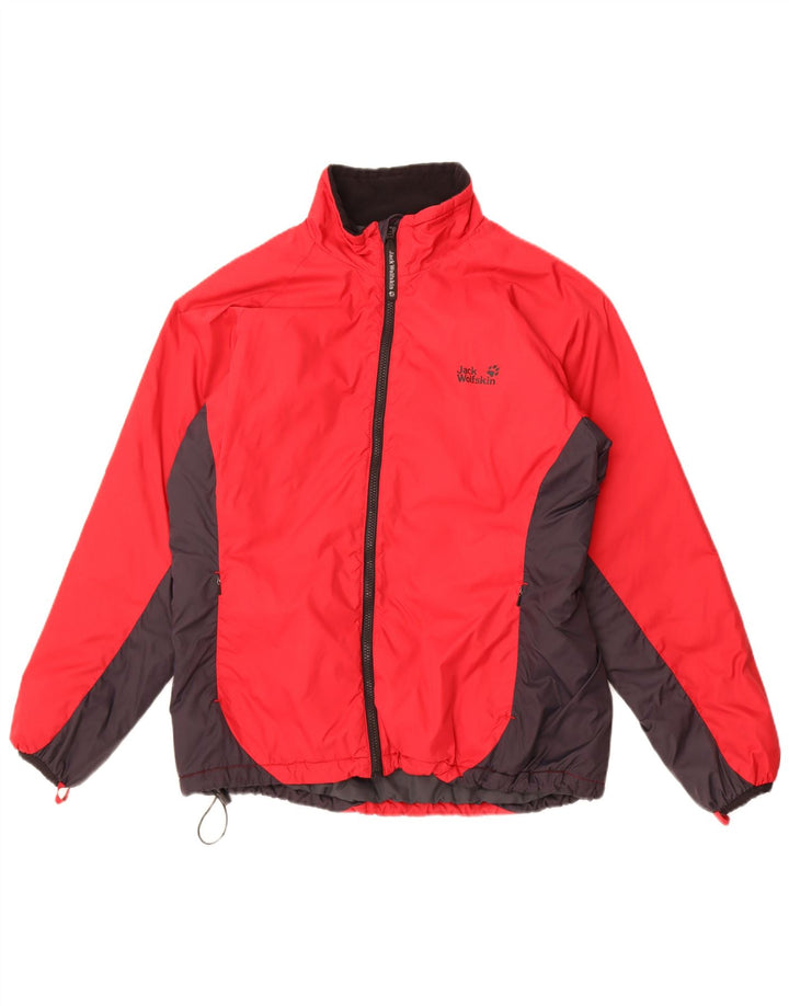 Jack Wolfskin Jack Wolfskin Windbreaker Jacket pentru femei UK 14/16 Large Red Colorblock