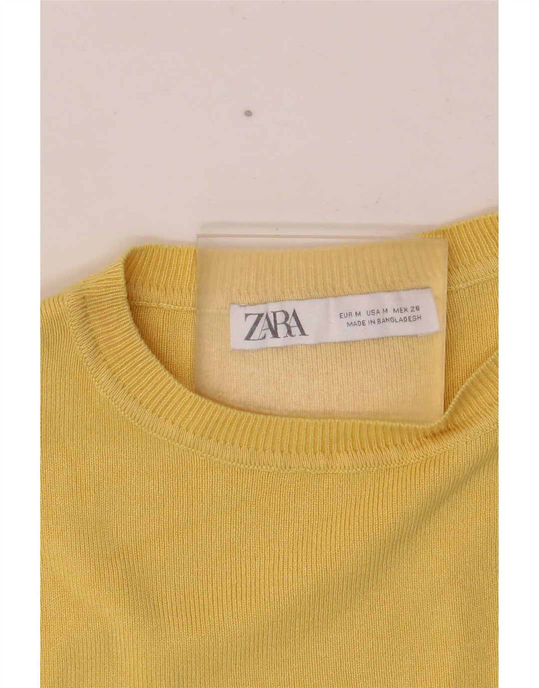 Top cu vestă pentru femei Zara UK 14 Galben mediu