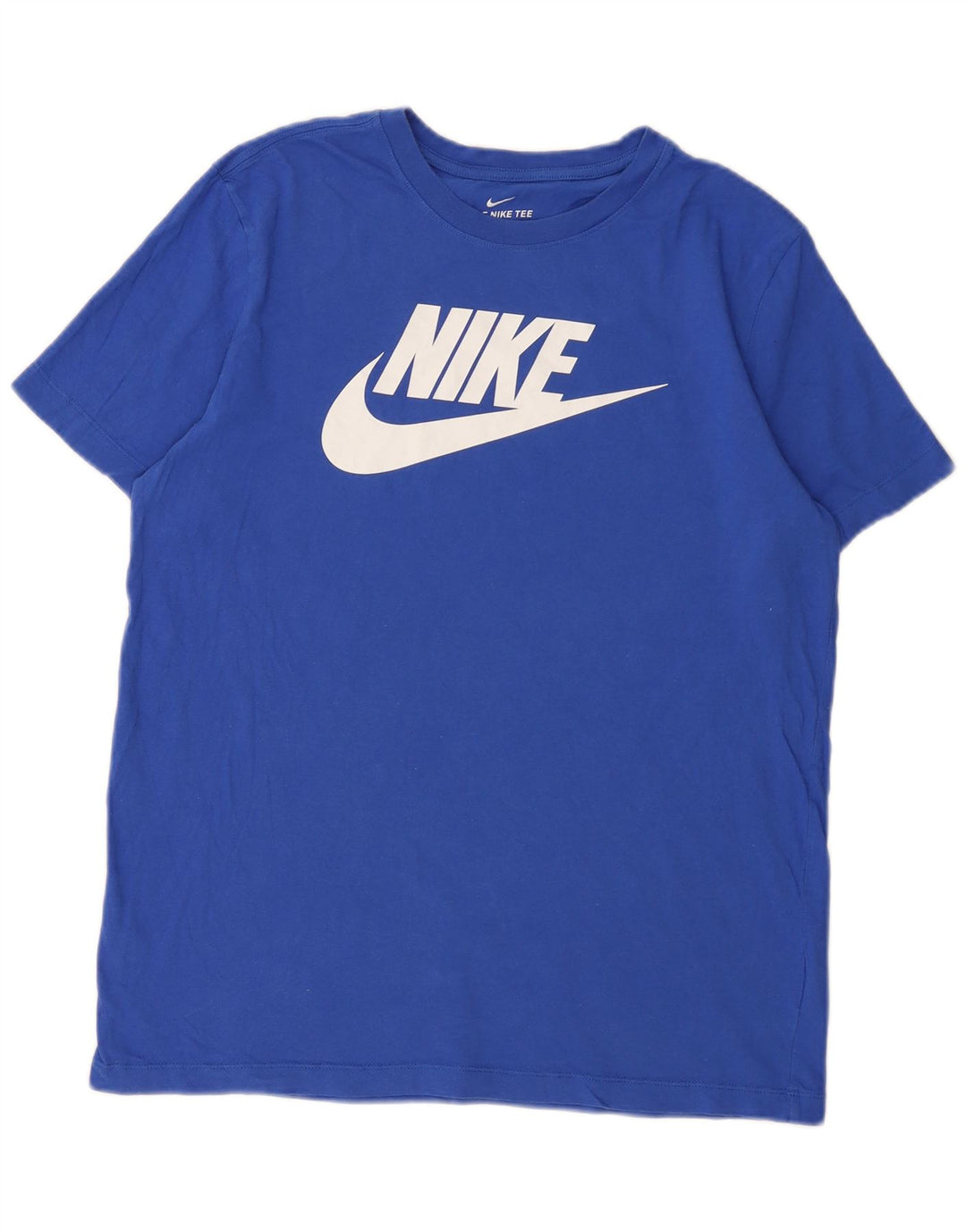 Nike Mens Graphic T-Shirt Top Large Blue Cotton