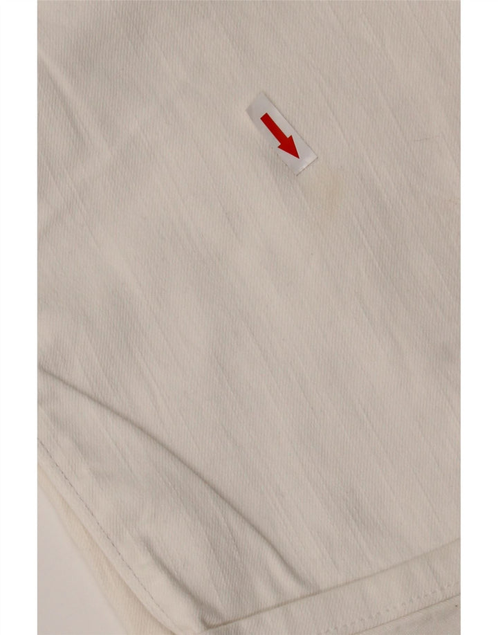 Blugi LEVI'S 515 Capri pentru femei US 14 Large W36 L20 Bumbac alb