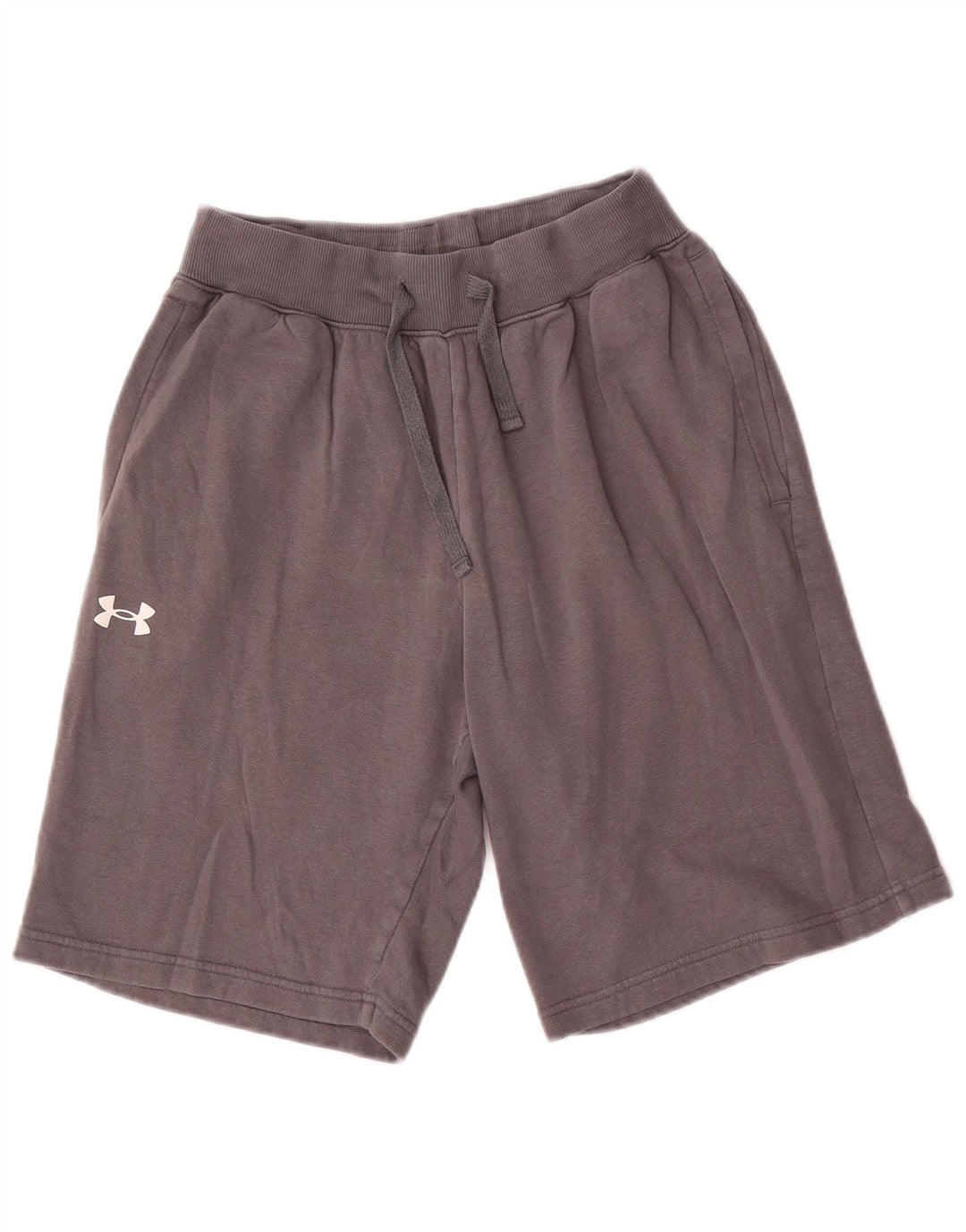 Pantaloni scurți sport Under Armour pentru bărbați, bumbac gri mediu