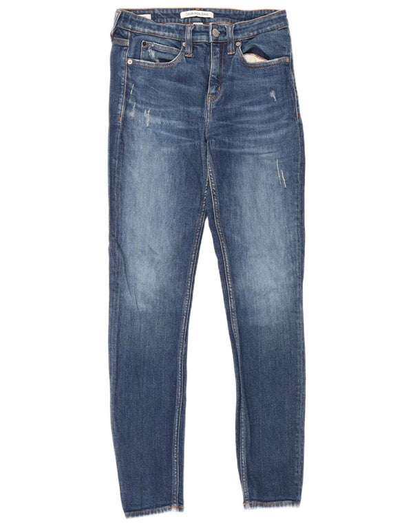 Blugi slim pentru femei Calvin Klein W28 L30 Bumbac albastru