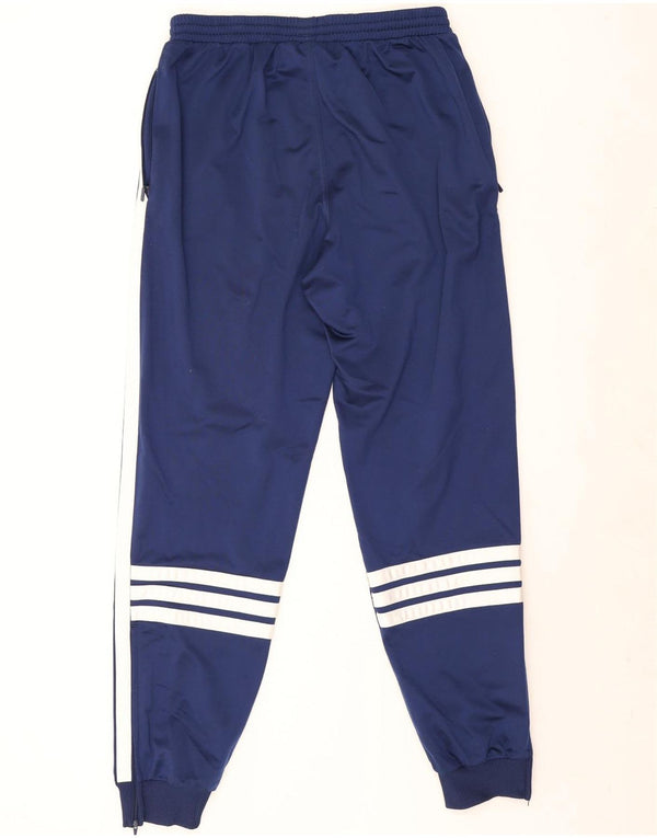 Pantaloni de trening pentru bărbați Adidas Pantaloni de jogging Marea Britanie 42/44 Mare bleumarin Colorblock