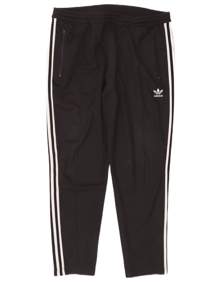 Pantaloni de trening Adidas pentru bărbați, mari, negru, bumbac