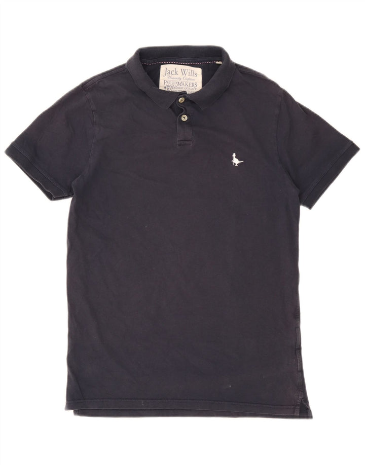Tricou polo Jack Wills pentru bărbați, bumbac, albastru bleumarin