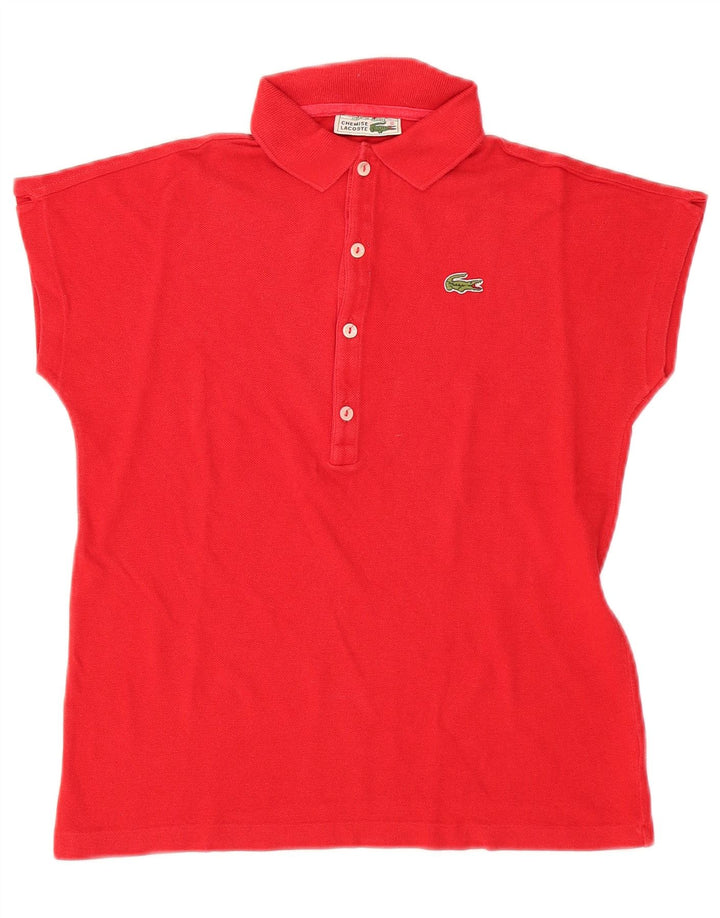 Tricou polo pentru femei LACOSTE Mărimea 38 bumbac roșu mediu
