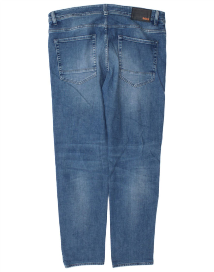 Blugi slim pentru bărbați Hugo Boss W36 L32 Bumbac albastru