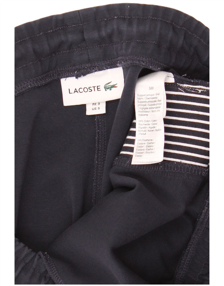 Pantaloni de trening Lacoste pentru bărbați, mărimea 3, bumbac, albastru bleumarin