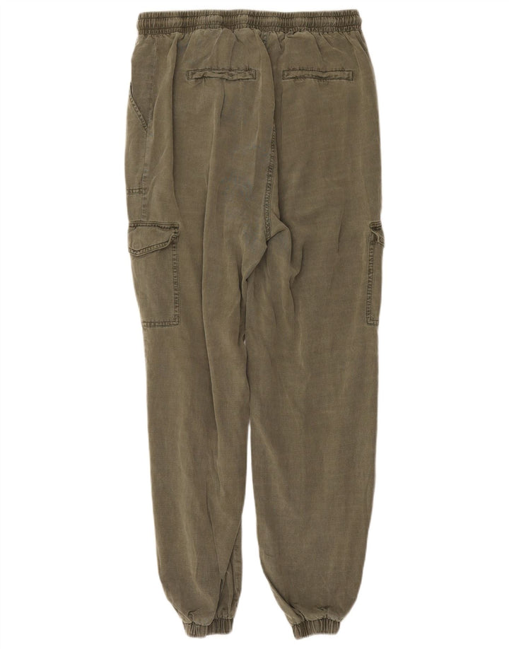 7 FOR ALL MANKIND Joggeri pentru femei Pantaloni cargo medii L30 L27 Kaki