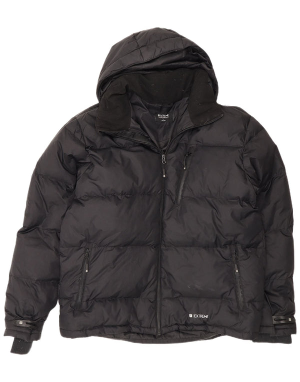 Jachetă căptușită cu glugă pentru bărbați Mountain Warehouse UK 42 XL Nylon negru