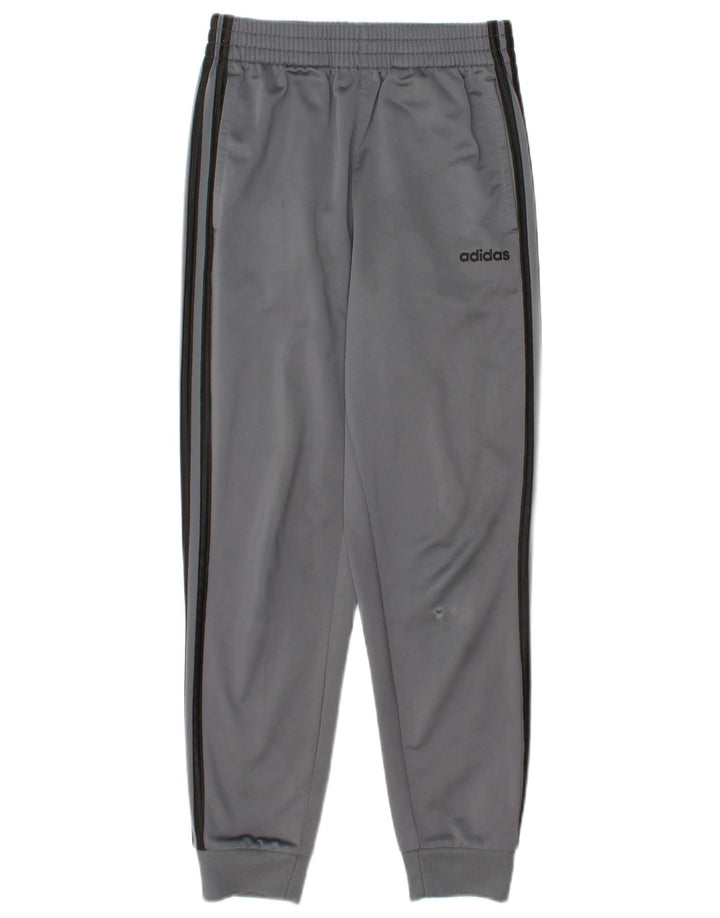 Adidas Băieți Pantaloni Trening Pantaloni Joggeri 10-11 Ani Poliester Gri Mediu