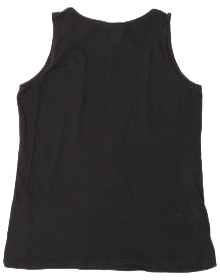 LOTTO Vest Vest Top pentru femei UK 14 Medium Black Bumbac