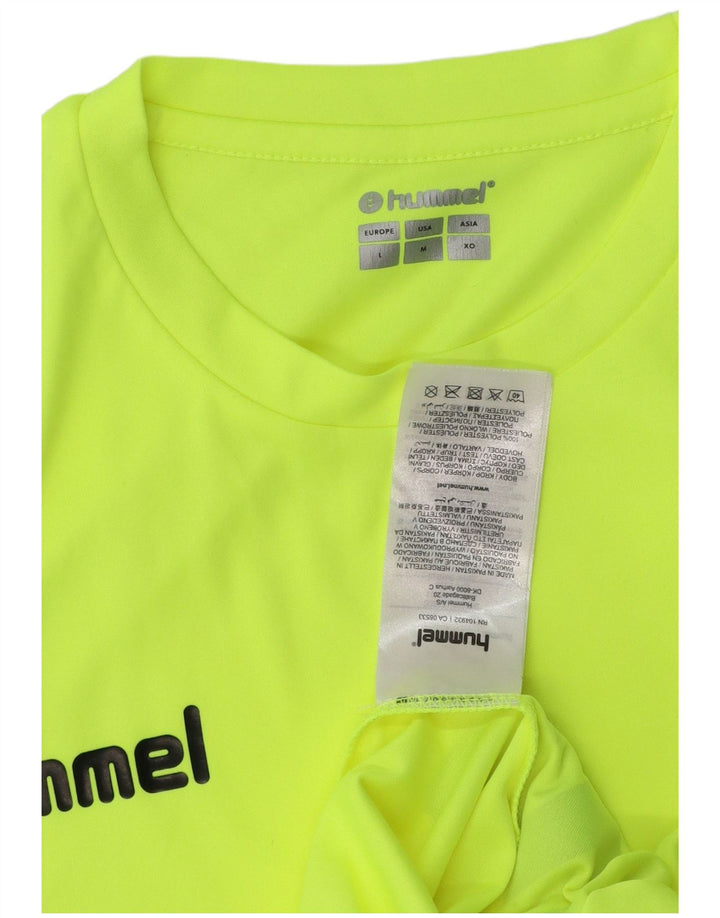 Tricou grafic pentru bărbați Hummel Top Poliester verde mediu