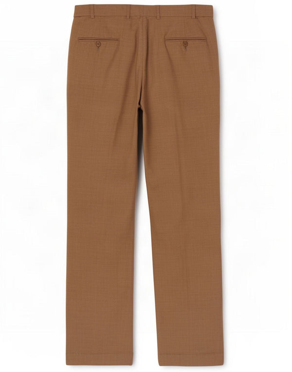 Brooks Brothers Pantaloni de costum Madison Pegged pentru bărbați L38 L33 Lână bej
